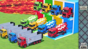 Мультики для детей про грузовые машинки. Мультики про яркие машинки бетономешалки для малышей