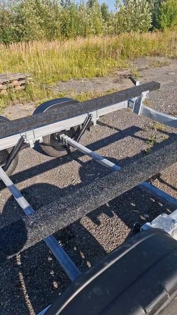 Лодочный двухосный прицеп для катера 5,5 м. Видео обзор Трейли смотреть онлайн