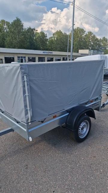 Легковой прицеп МЗСА 817700.002 с тентом 1,1 м. Видео обзор Трейли смотреть онлайн