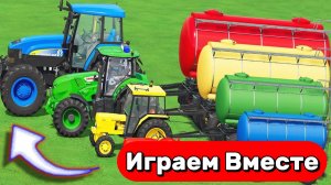 МУЛЬТИКИ ПРО ГОНКИ РАЗНОЦВЕТНЫХ ТРАКТОРОВ И МАШИНОК ПО КРУТЫМ ГОРКАМ ДЛЯ ДЕТЕЙ 🚜