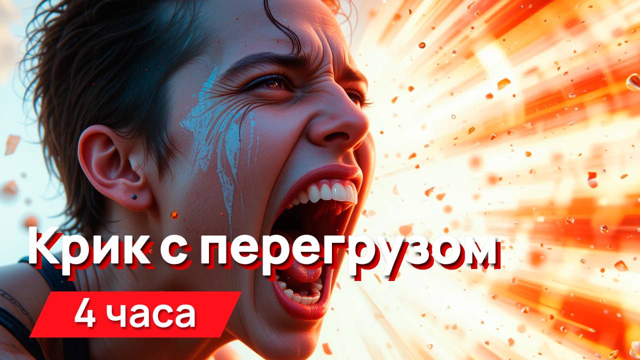 Звуки для соседей - крик с перегрузом и промежутками смотреть онлайн