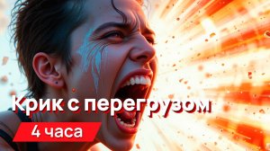 Звуки для соседей - крик с перегрузом и промежутками