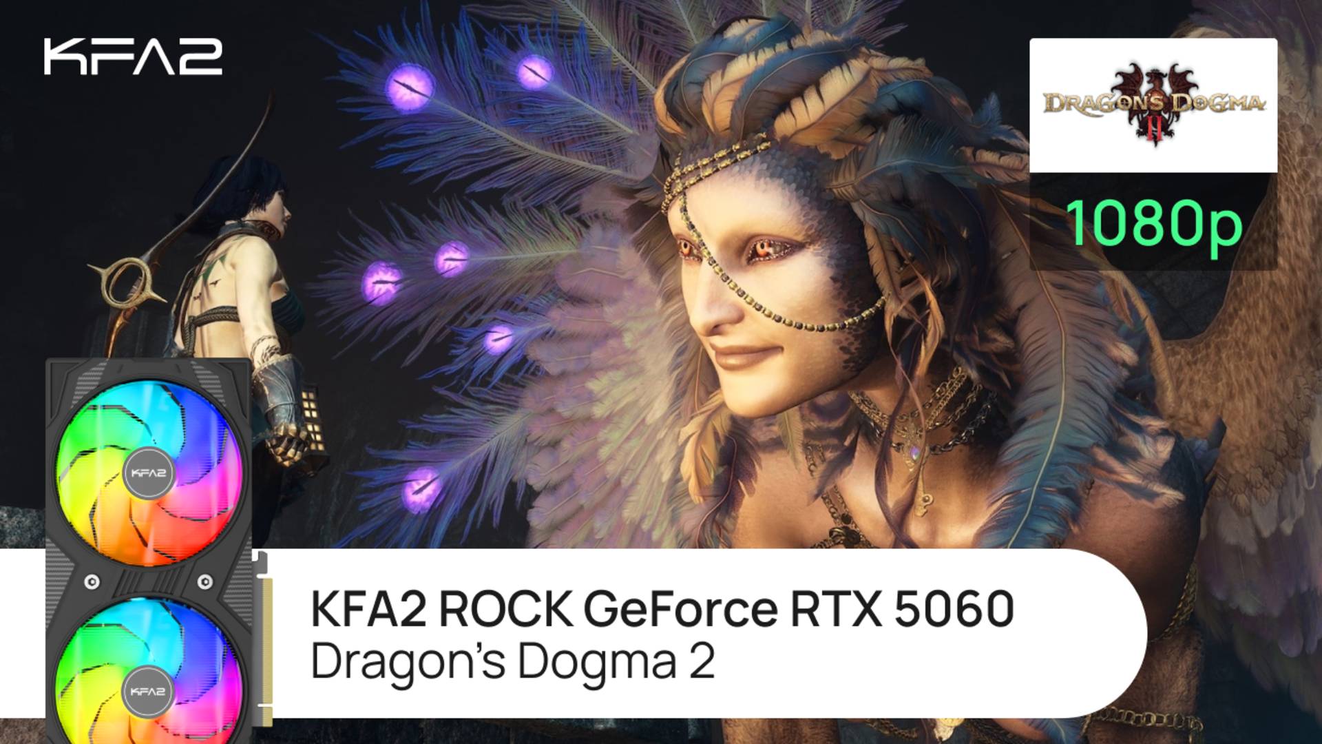 Тест видеокарты KFA2 ROCK GeForce RTX 5060 | Dragon's Dogma 2 | 1080p (Full HD) разрешение смотреть онлайн