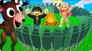 ⛺️ПОСТРОИЛИ САМУЮ БЕЗОПАСНУЮ БАЗУ в 99 НОЧЕЙ РОБЛОКС ЛЕСКА ШЕДИ