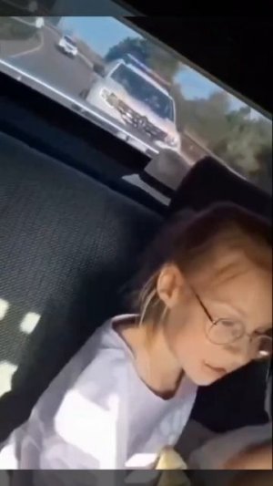 Погоня ТЦК за машиной с детьми