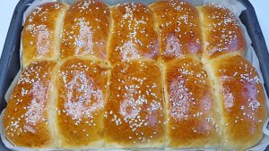 Сдобные булочки с повидлом в духовке🥐