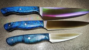 Новый кухонный набор готов. Сталь vg10 #ножиручнойработы