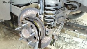 Замена заднего тормозного диска Hyundai Elantra