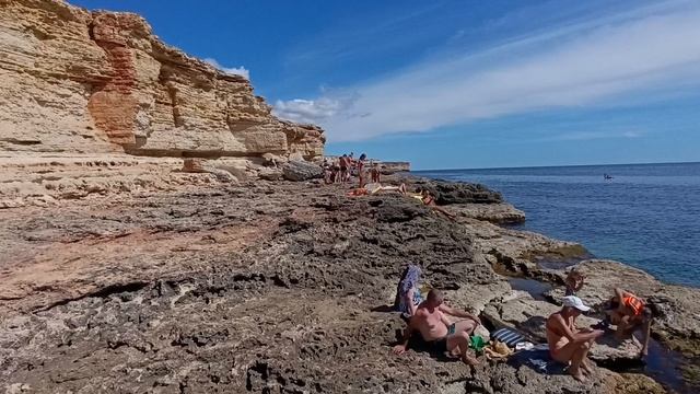 Тарханкут. Мыс Тарханкут. Крым. Приехали купаться.