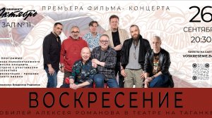 Премьера фильма-концерта «Воскресение в театре на Таганке»