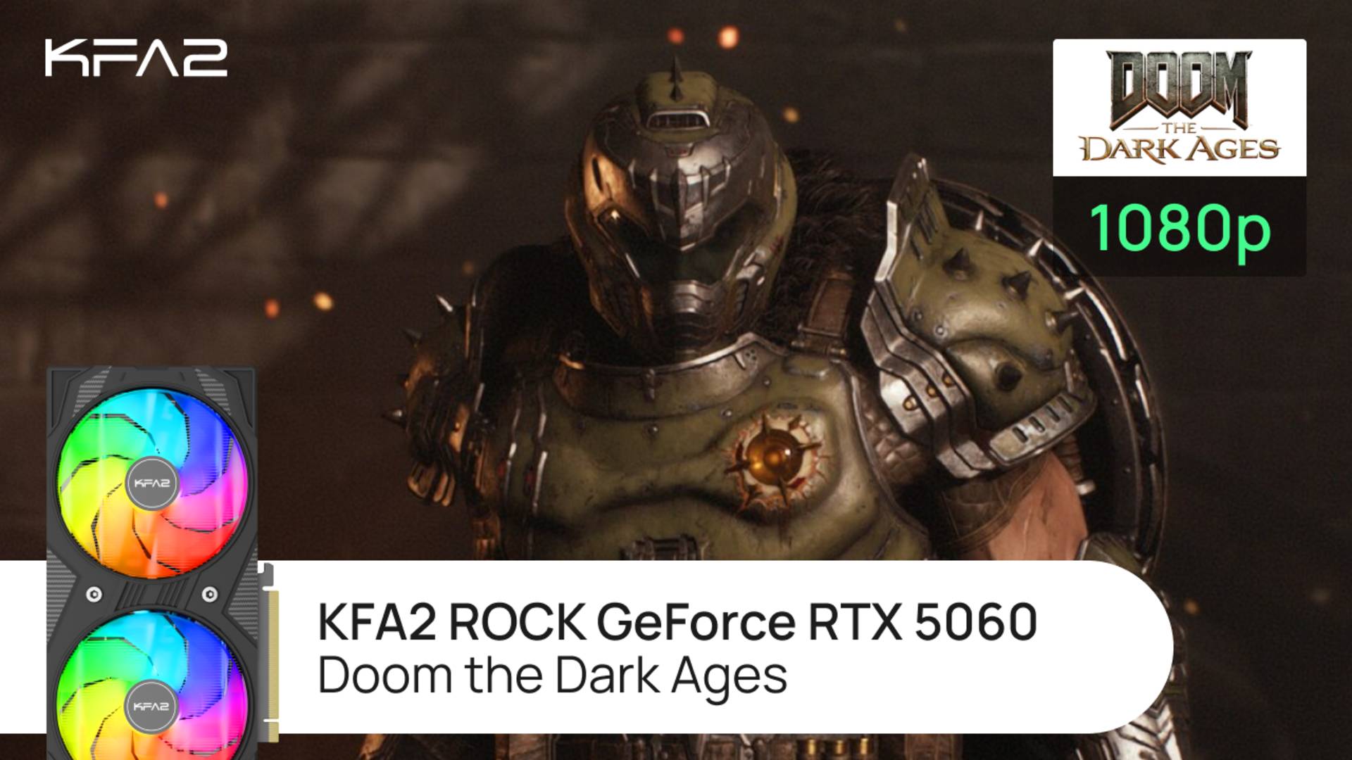 Тест видеокарты KFA2 ROCK GeForce RTX 5060 | Doom: The Dark Ages | 1080p (Full HD) разрешение смотреть онлайн