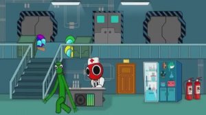 AMONG US ПРОТИВ радужных друзей.