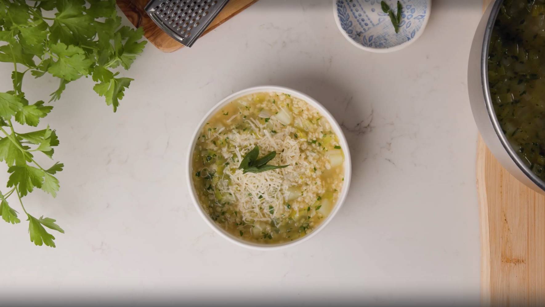 Barilla Овощной суп со Стеллине смотреть онлайн