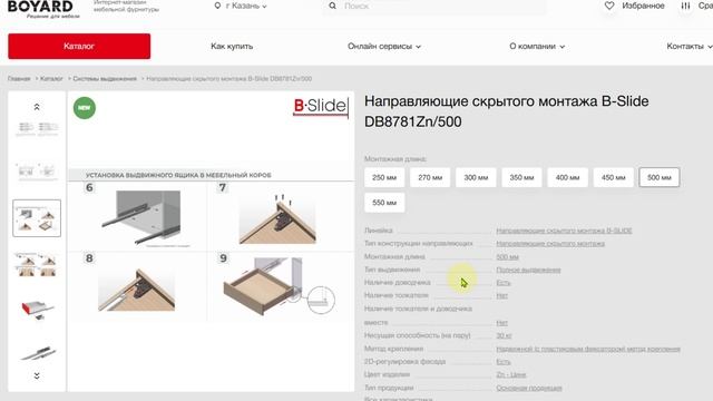 Типы направляющих