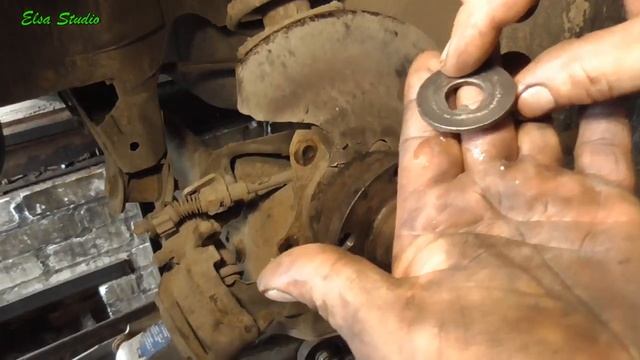 Замена подшипника задней ступицы Audi A6 смотреть онлайн