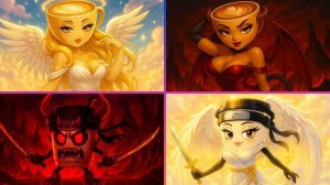 АНГЕЛ vs ДЕМОН vs ОБЫЧНЫЙ vs МЛАДЕНЕЦ! Кто победит в аниме-эндинге? Шок-результат!