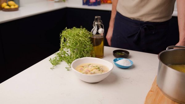 Barilla Суп со Стеллине, беконом и грибами