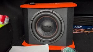 Установка активного сабвуфера от DL audio barracuda 12a v.2 в kia Rio 4