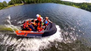 5 взрослых и 4 ребенка - Как поедет лодка 420 с мотором 20 л.с.?