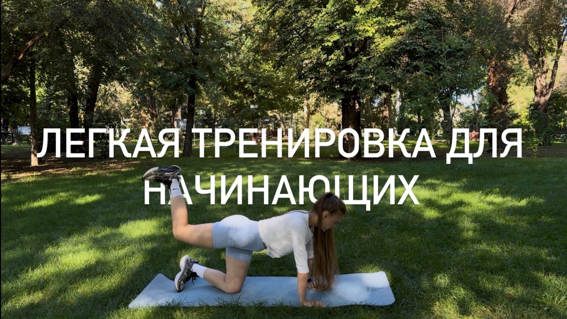 Тренировка для начинающих | Ягодицы и пресс