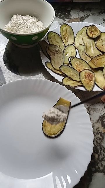 ЭКСПРЕСС-РЕЦЕПТ РУЛЕТИКОВ ИЗ БАКЛАЖАН #готовимдома #едимдома #кулинарнаяпрактика #рулетикиизбаклажан