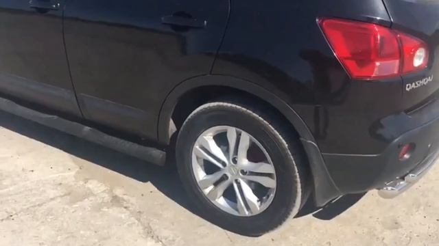 Защита переднего бампера на Nissan Qashqai