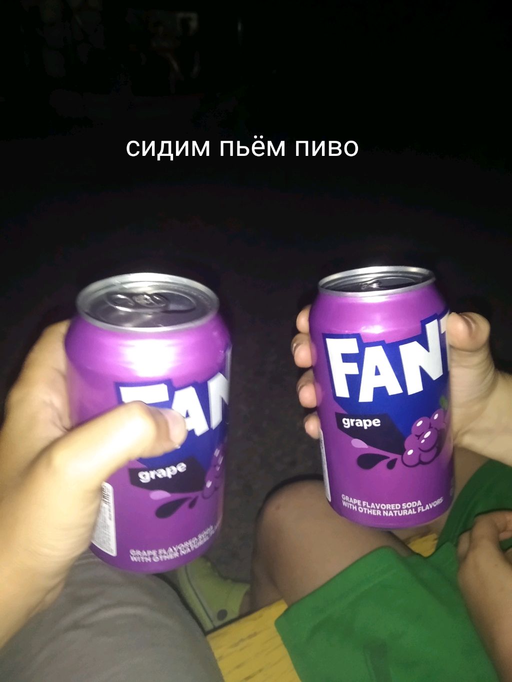 сидим пьём пиво