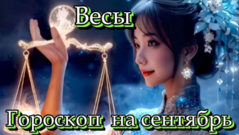 Весы! Гороскоп на сентябрь 2025 года! смотреть онлайн