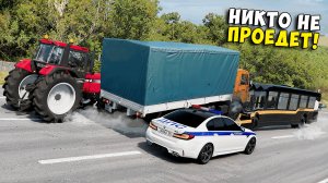 СПУСК С ГОРЫ БЕЗ ТОРМОЗОВ НА МАКСИМАЛЬНОЙ СКОРОСТИ В BEAM NG DRIVE! ЗАТРОЛЛИЛ ДРУЗЕЙ !