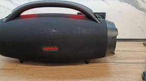 обзор топовой колонки от УРАЛ. БУМБОКС ТТ М6 + КАРАОКЕ работа микрофона