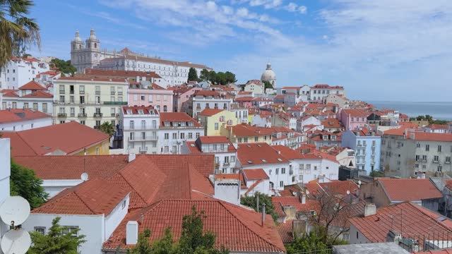 Португалия. Прогулка по Лиссабону в формате 4К смотреть онлайн