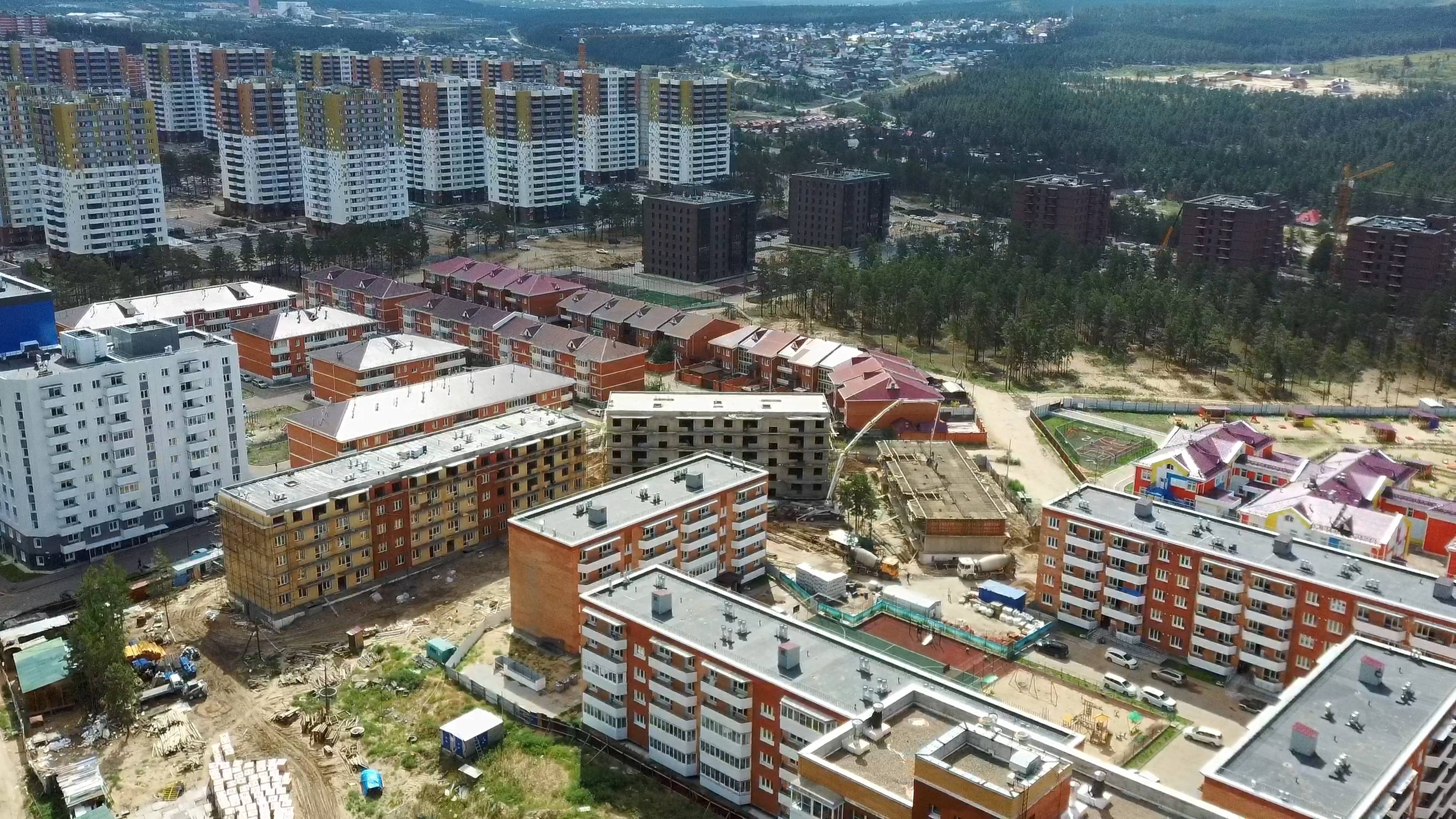 ЖК «Императорский» в 140 А квартале г. Улан-Удэ 4 стадия строительства