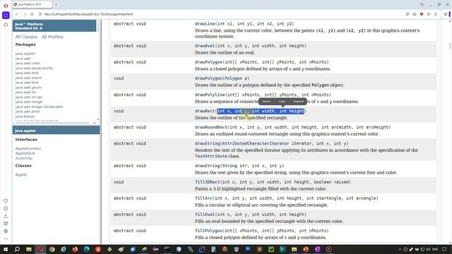 Апплет: наше первое Java-приложение смотреть онлайн