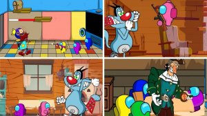 AMONG US против Boxy Boo.