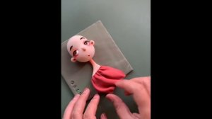 Лепим девочку из пластилина