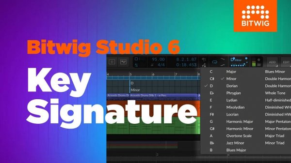 Bitwig Studio 6: Key Signature