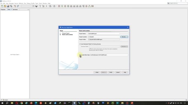 Создание и запуск Java-класса в среде NetBeans смотреть онлайн