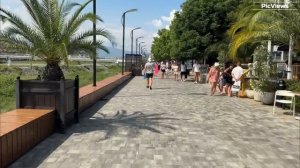 СОЧИ Адлер пляж Чайка сегодня 27 августа 2025. Какая погода сейчас в Сочи. Обстановка на пляже