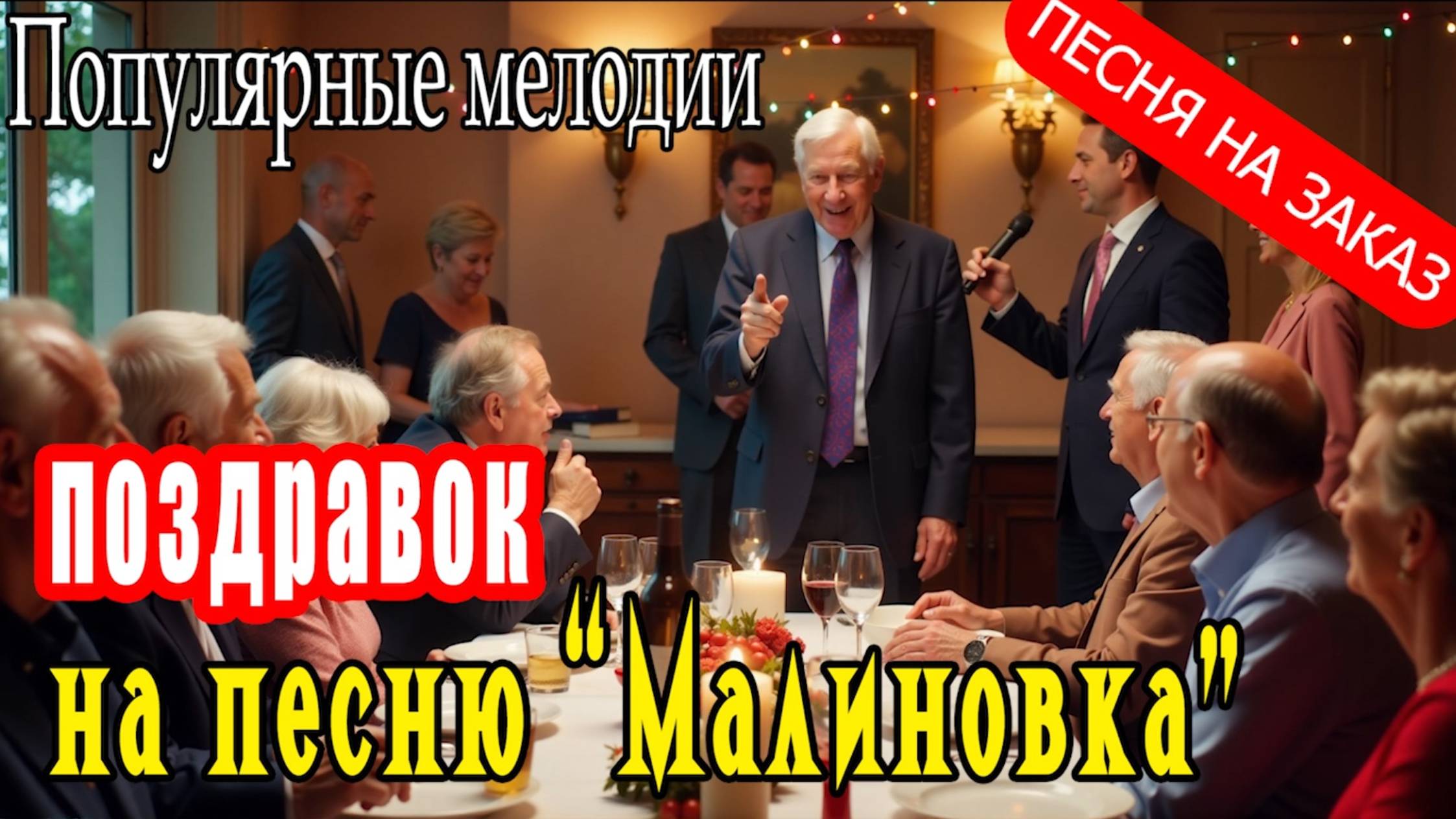 Малиновка - поздравок! (песня на заказ - Музыкальный апельсин) смотреть онлайн