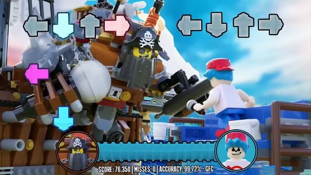 Fnf brick UP (Friday night funkin the LEGO Movie) смотреть онлайн