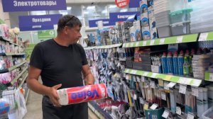 Прокатились по МАГАЗИНАМ. Муж помогает.