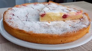 ПИРОГ с вишней Простой и быстрый рецепт очень нежного вкусного пирога / ВИШНЕВЫЙ ПИРОГ