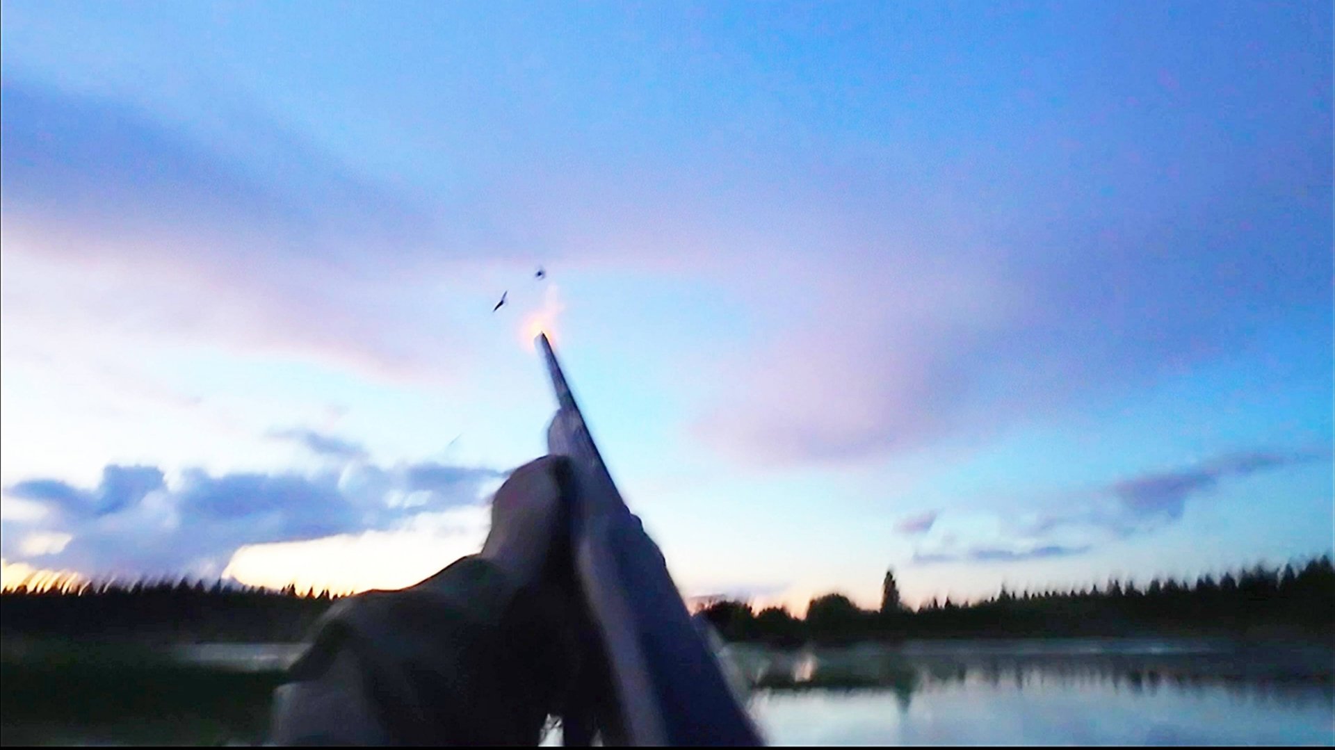 ПЕРЕД ОХОТОЙ НАЛОВИЛИ ОКУНЕЙ НА ТАРАНКУ. СБИЛ ДВУХ УТОК ИЗ ТРЁХ НАЛЕТЕВШИХ В ЛОБ / ВЕЧЁРКА УДАЛАСЬ.