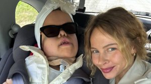 Олюшка едет проверять зрение. Спойлер - с глазками всё хорошо.