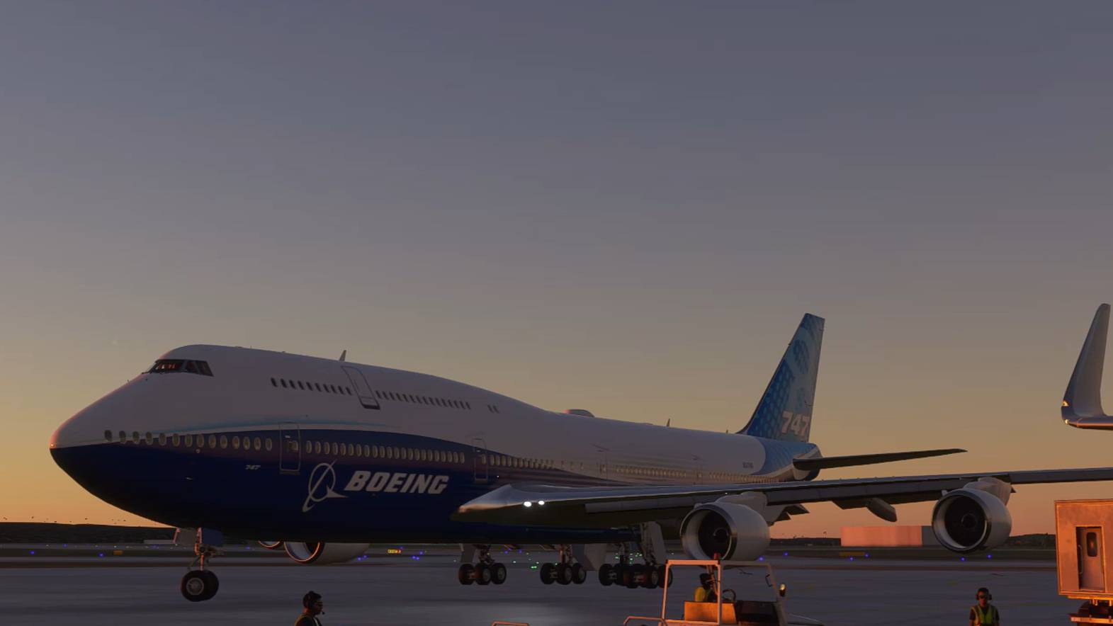 MSFS 2020 Boeing 747-800i смотреть онлайн