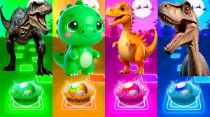 Динозавры 140 уровень - Мультики про Динозавров | МУЛЬТФИЛЬМЫ ДИНОЗАВРЫ в Tiles Hop