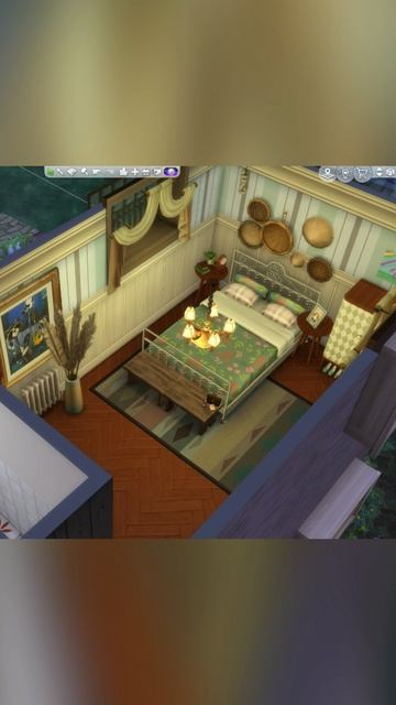 ✨ Уютная спальня в загородном доме | Sims 4 🛏️🌸 смотреть онлайн