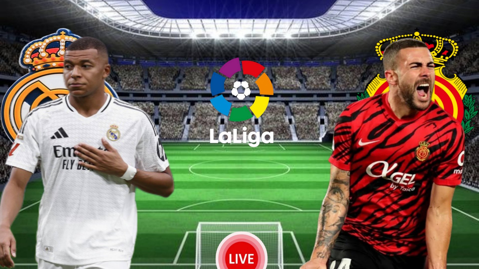 ФУТБОЛ ЧЕМПИОНАТ ИСПАНИИ LA LIGA.  РЕАЛ МАДРИД - МАЛЬОРКА.  ПРЯМАЯ ТРАНСЛЯЦИЯ