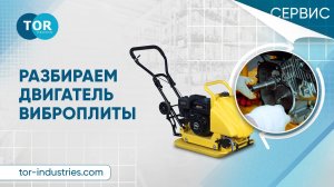 Разбор двигателя виброплиты TOR
