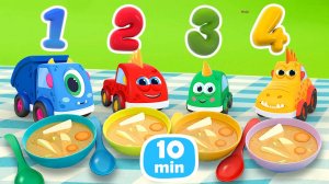 Считаем с машинками Мокас, собираем урожай и весело поем! Сборник песенок для малышей